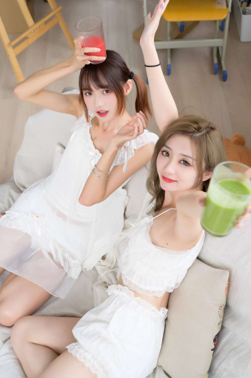 图片[3]-【免费】弹尤克里里的双马尾齐刘海女孩【35P】20024-素云集