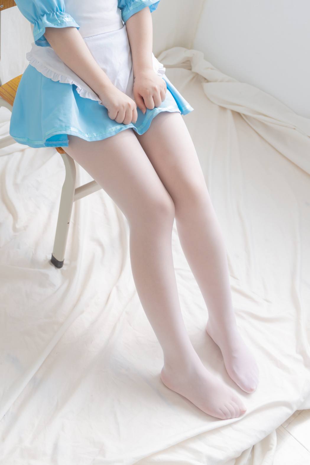 图片[5]-女仆装白丝女孩【43P】20014-素云集