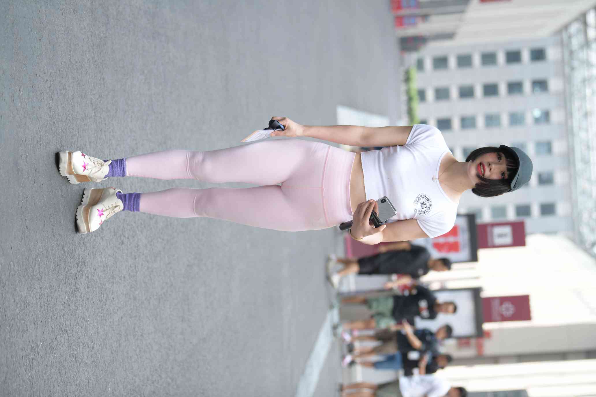 图片[2]-短发鸭舌帽时尚女生【102P】04022-素云集