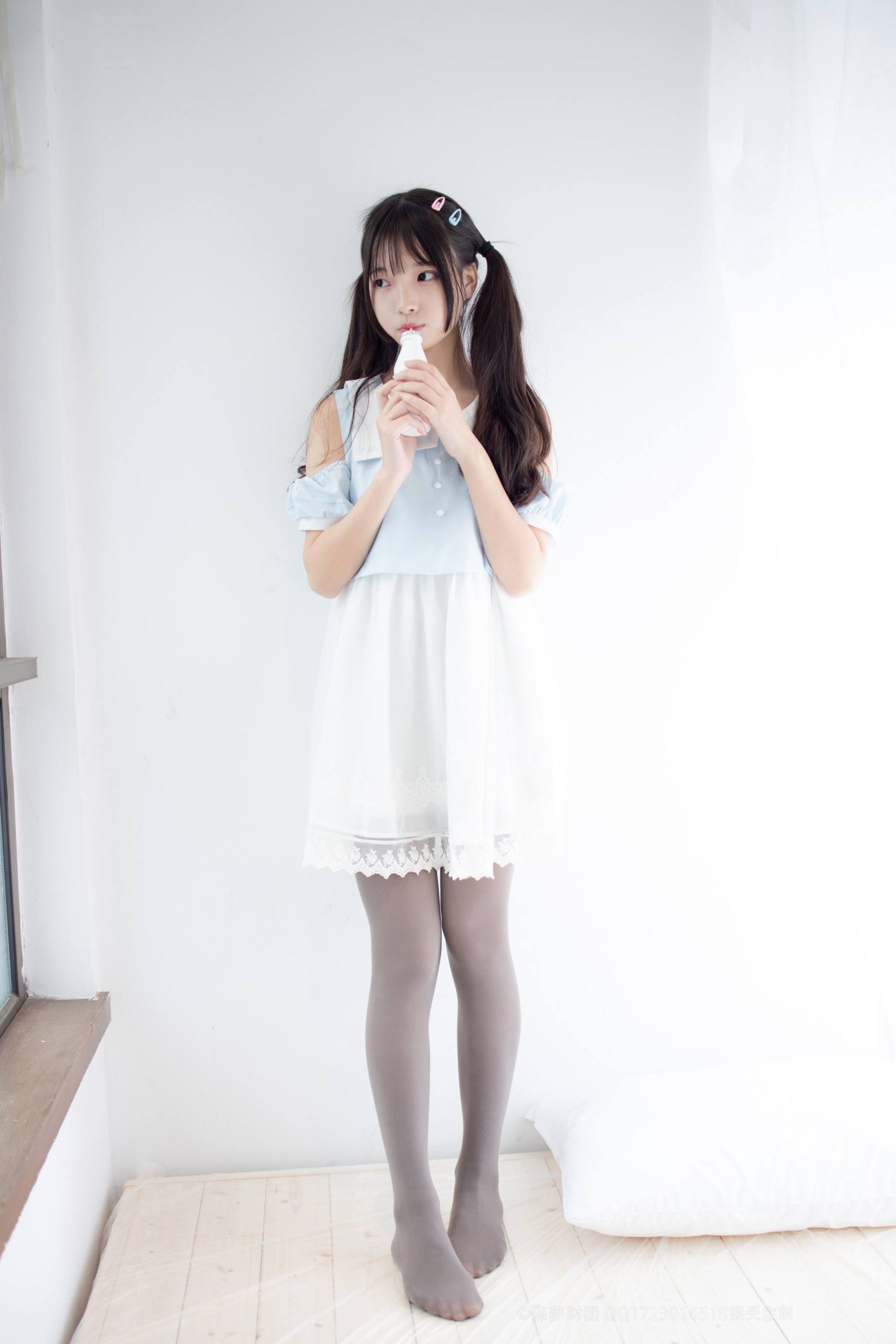 图片[6]-超级甜美的灰丝小姑娘【86P】20005-素云集