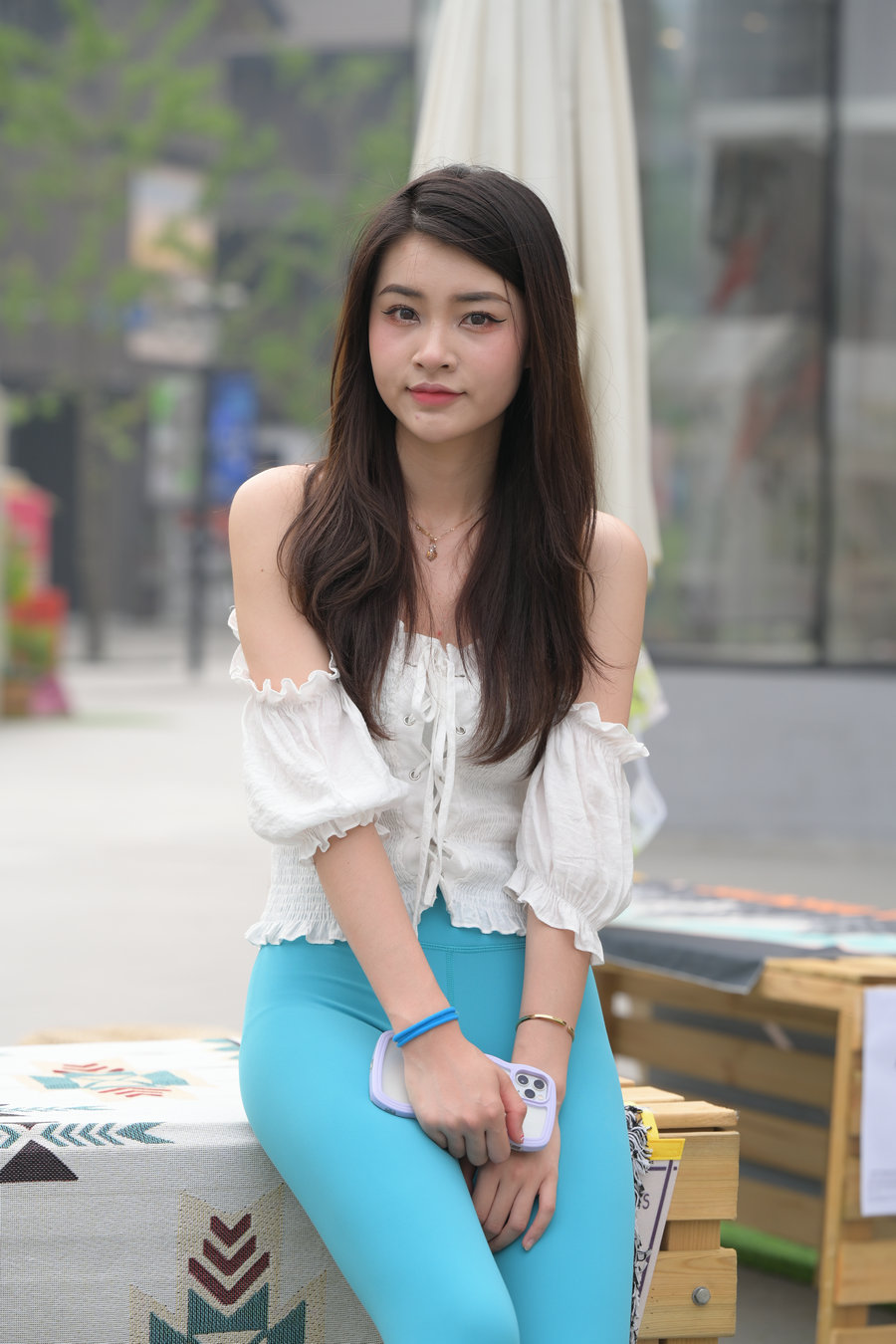 图片[2]-蓝色瑜伽裤漂亮女孩 J3299 769P-12.9GB-素云集