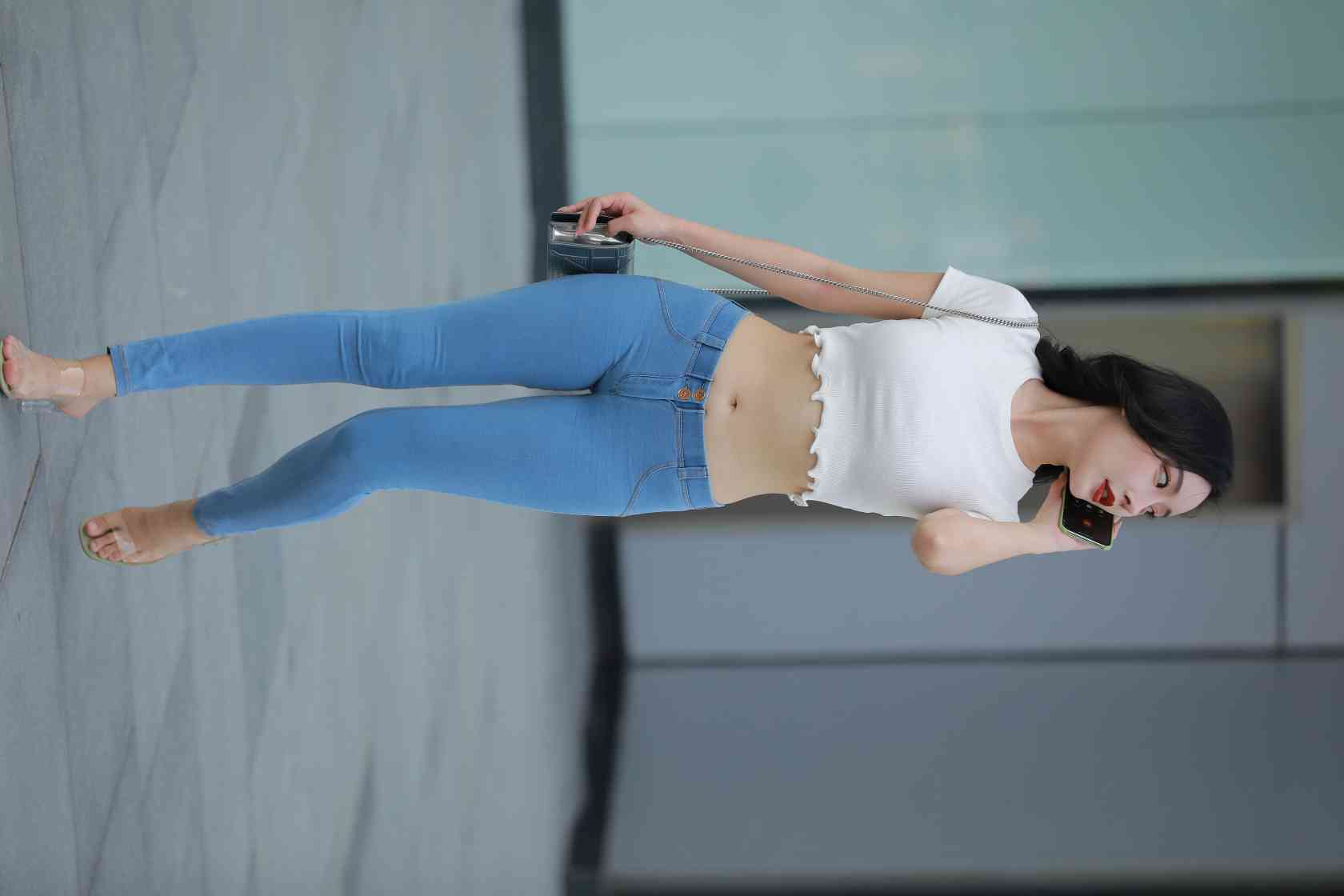 图片[4]-非常漂亮的紧身牛仔裤女孩【115P】04016-素云集