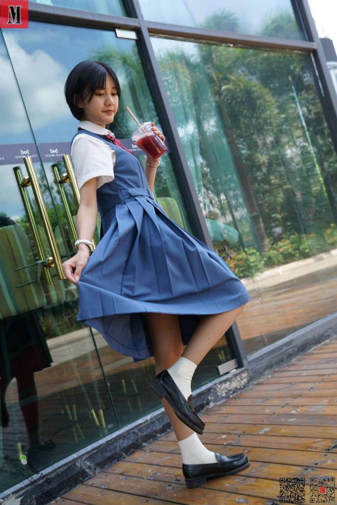 图片[4]-一副学生模样的短发姑娘【112P】20023-素云集
