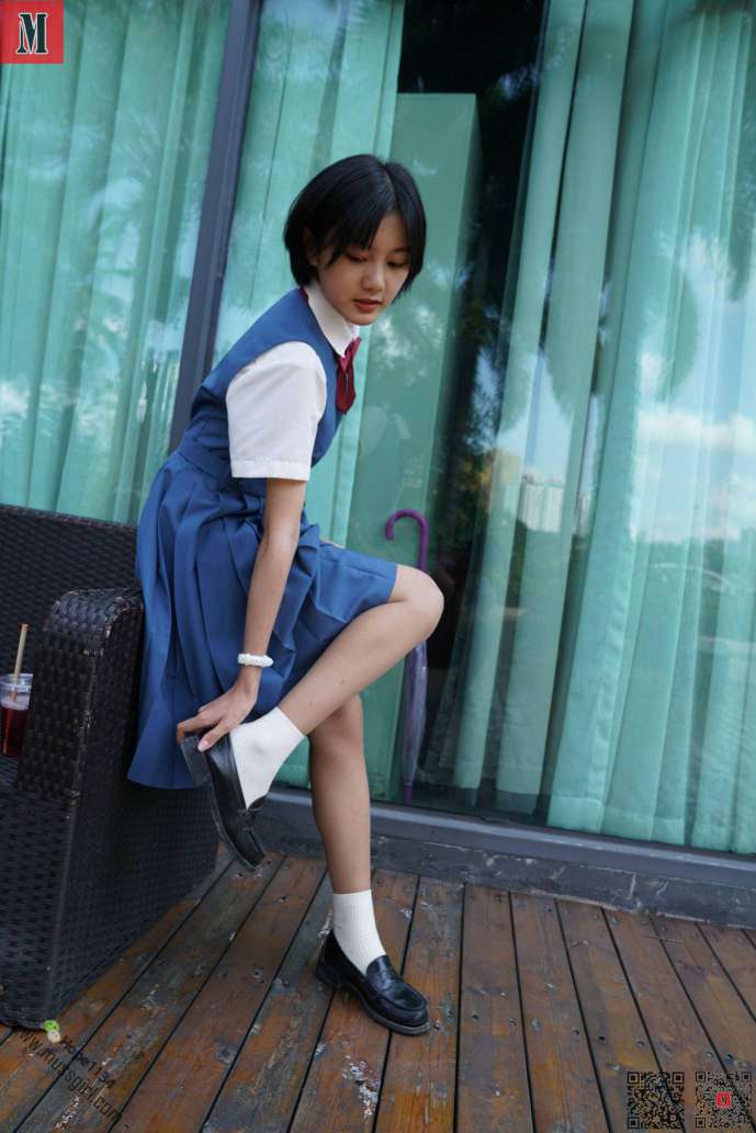 图片[6]-一副学生模样的短发姑娘【112P】20023-素云集
