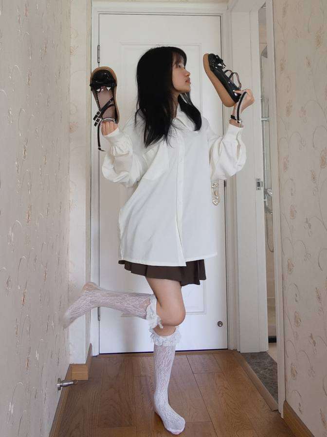 图片[3]-百褶裙可爱又大方的小姑娘【122P】20002-素云集