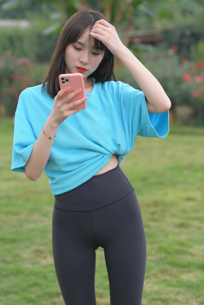 乖乖女瑜伽裤女孩【538P】J2224-素云集