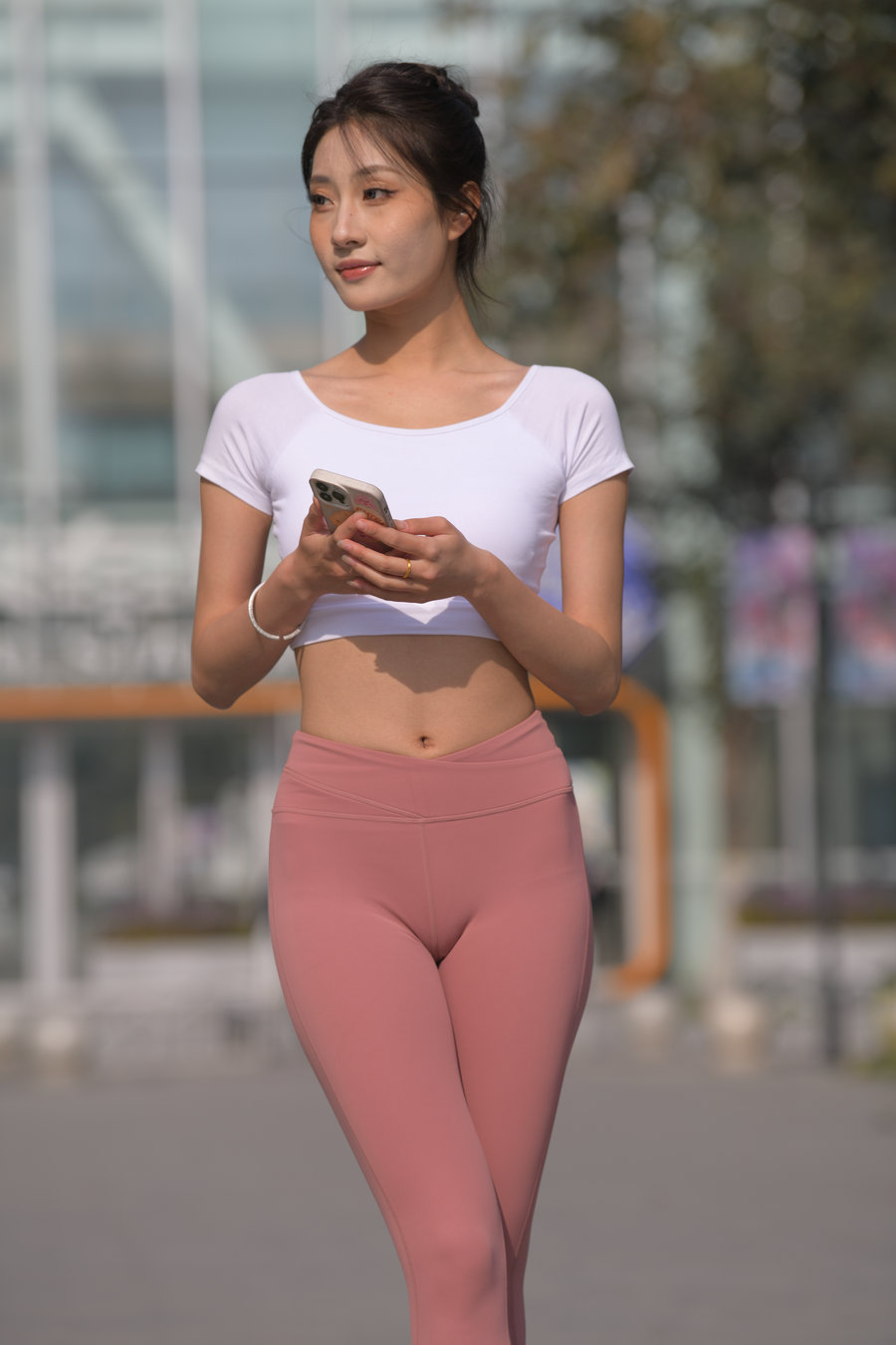 粉红色瑜伽裤女孩J4915 583P1V-26.4GB-素云集