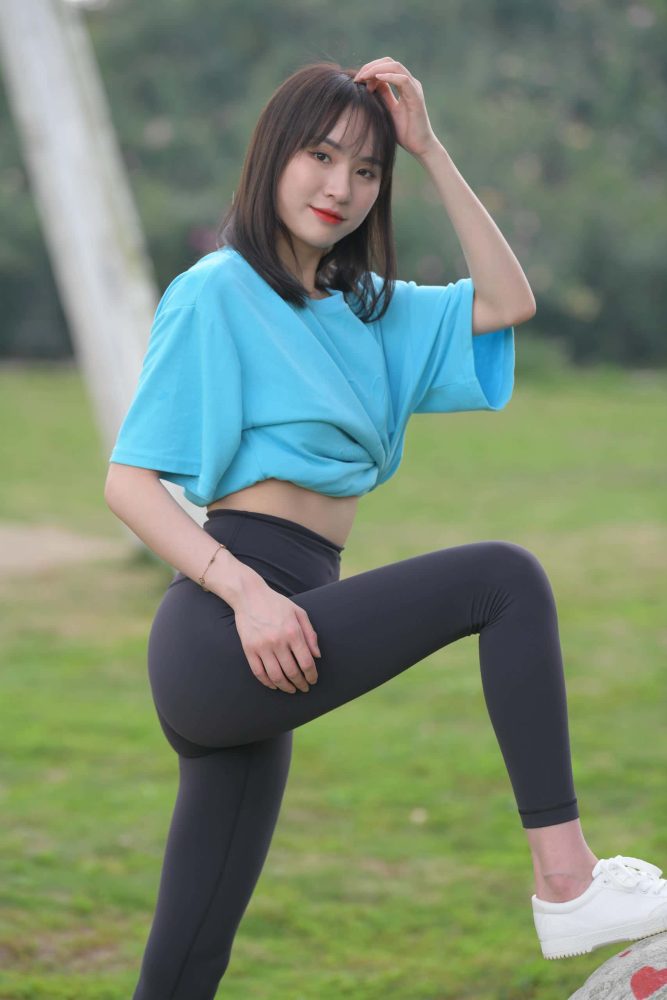 乖乖女瑜伽裤女孩【538P】J2224-素云集