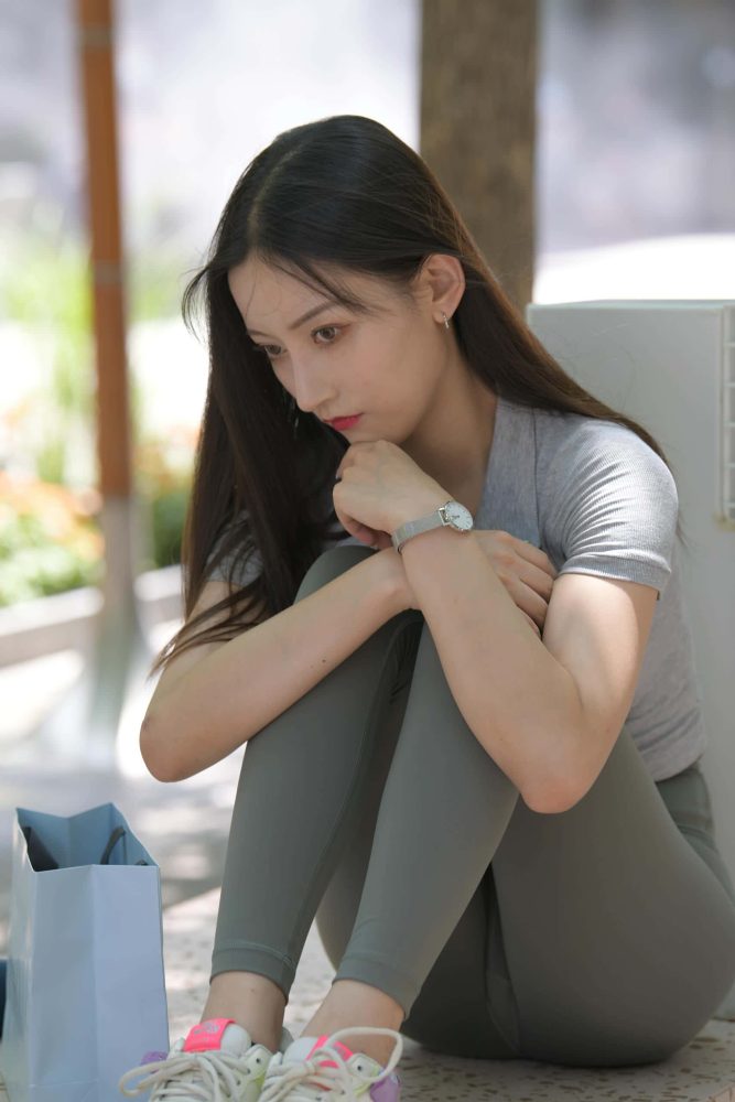 清纯瑜伽裤女孩【501P】J2192-素云集