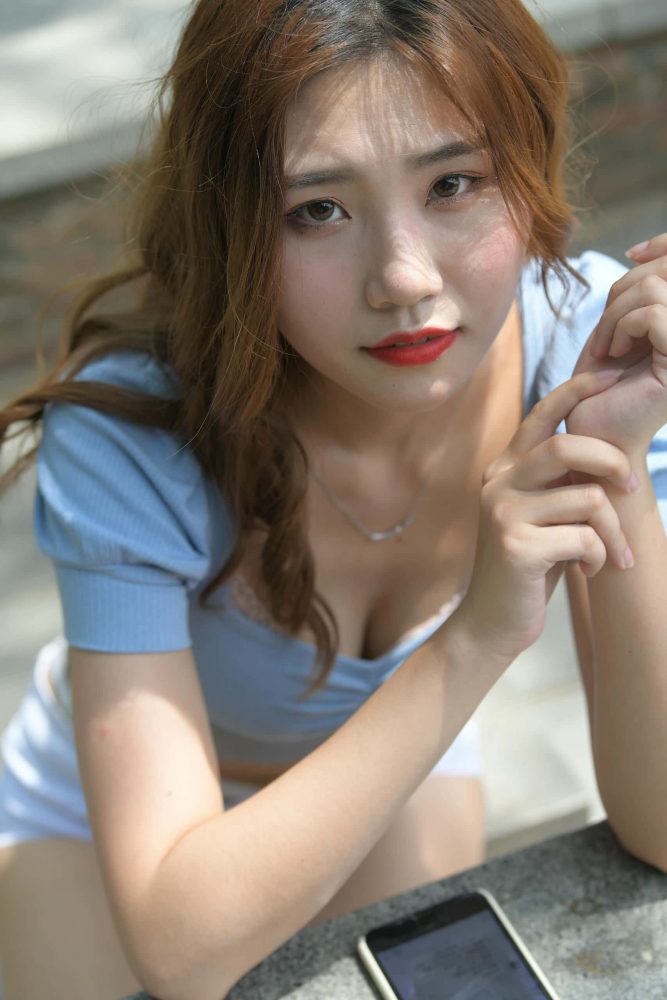 白色热裤女孩【1133P】J1680-素云集