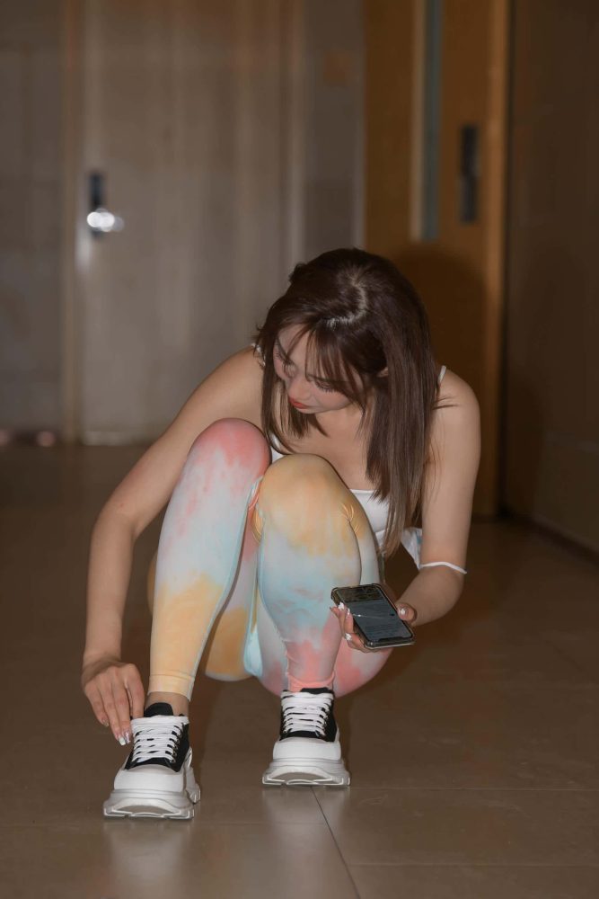 彩虹瑜伽裤妹子【763P】J2921-素云集