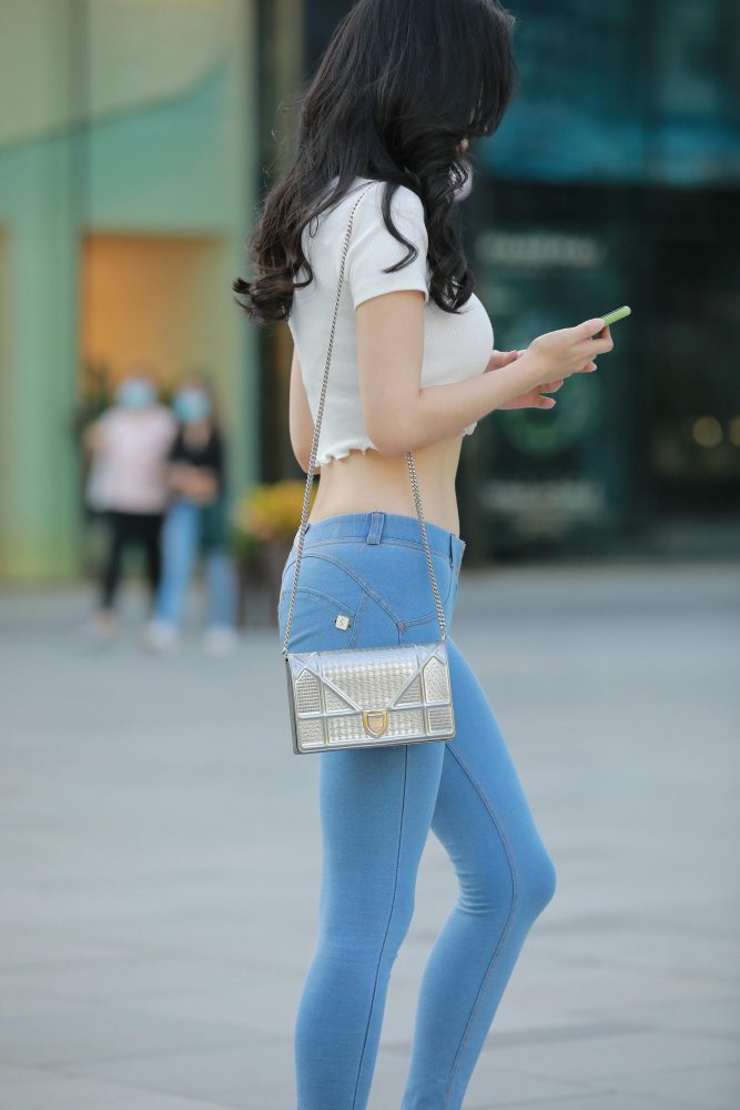 非常漂亮的紧身牛仔裤女孩【114P】J4016-素云集