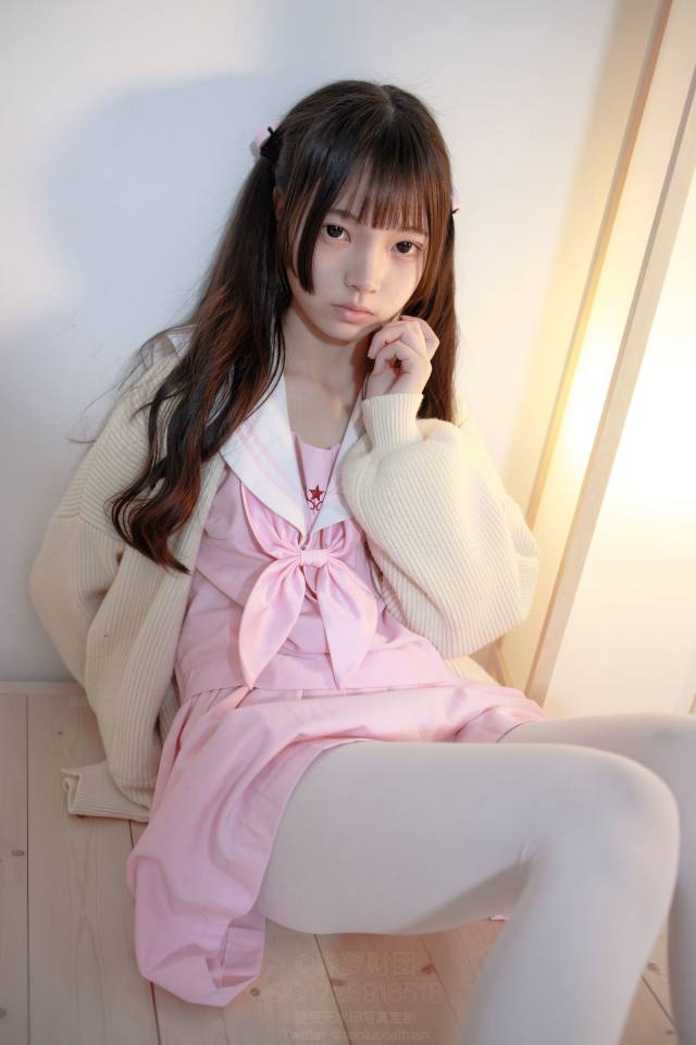 图片[3]-好像有什么心事的白丝双马尾女孩【59P】20022-素云集