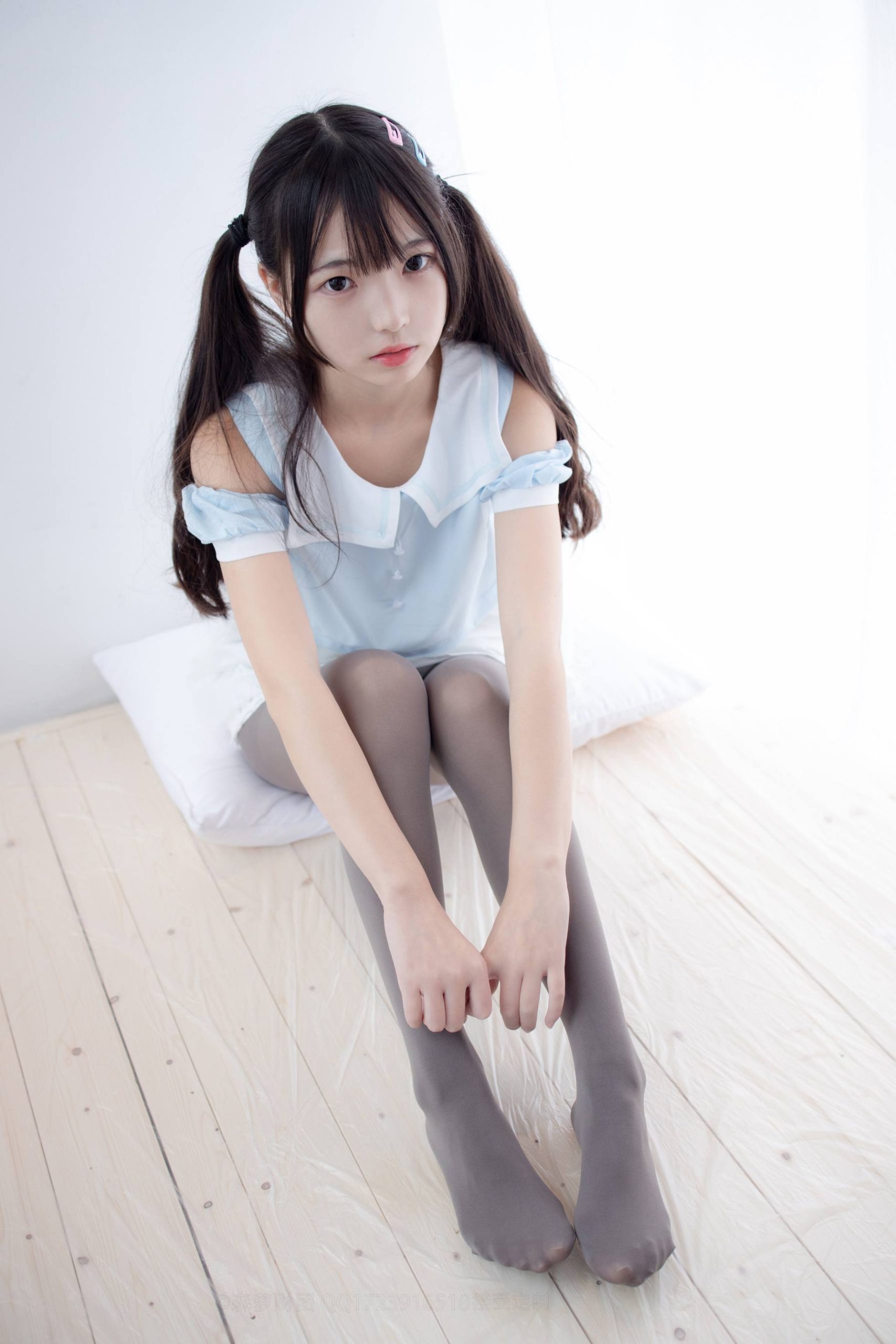 图片[3]-超级甜美的灰丝小姑娘【86P】20005-素云集