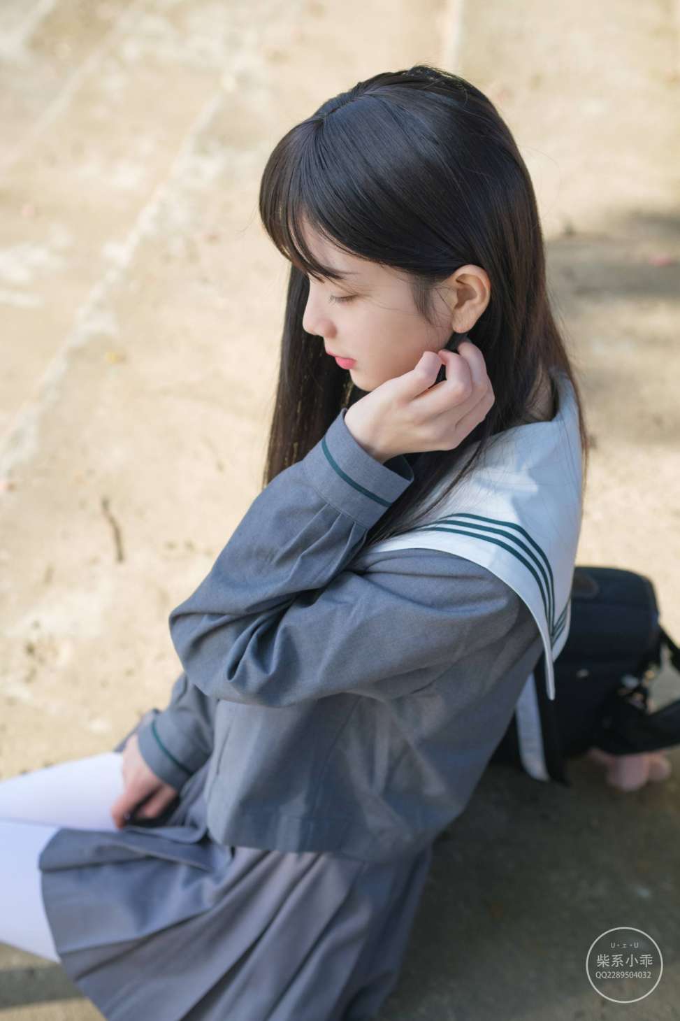 图片[3]-白丝清纯少女真的太可爱了【60P】20001-素云集