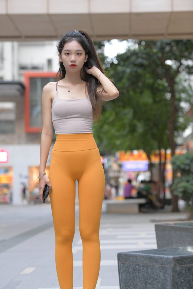超级可爱的橘黄瑜伽裤女孩J3030 801P1V-28.0GB-素云集