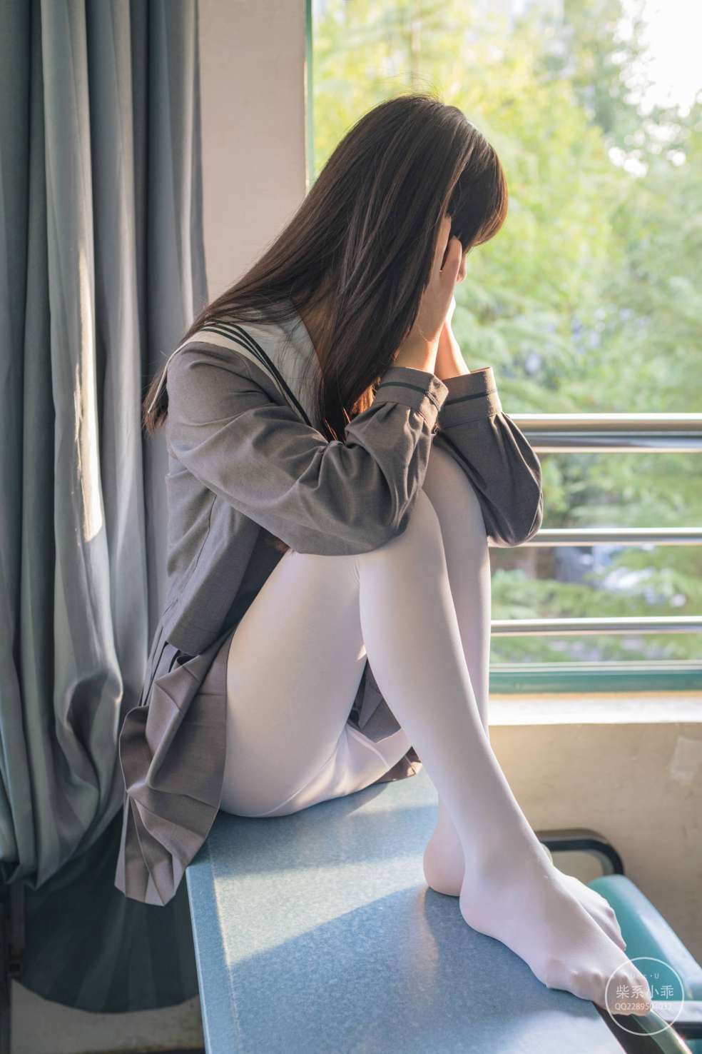 图片[4]-白丝清纯少女真的太可爱了【60P】20001-素云集