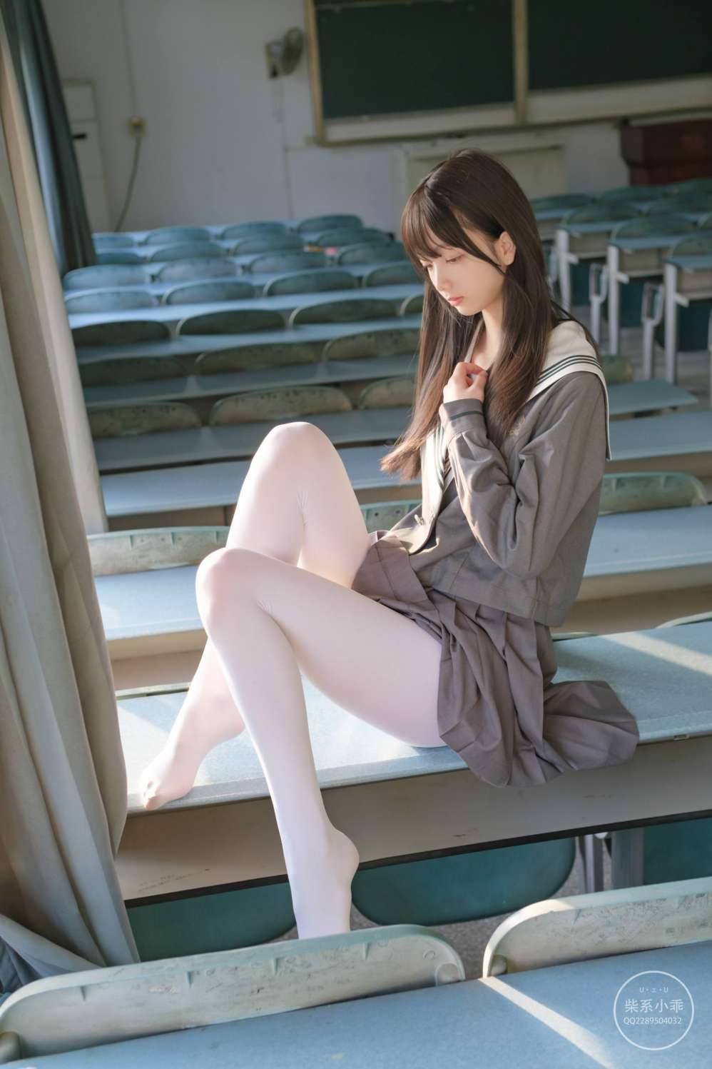 图片[5]-白丝清纯少女真的太可爱了【60P】20001-素云集