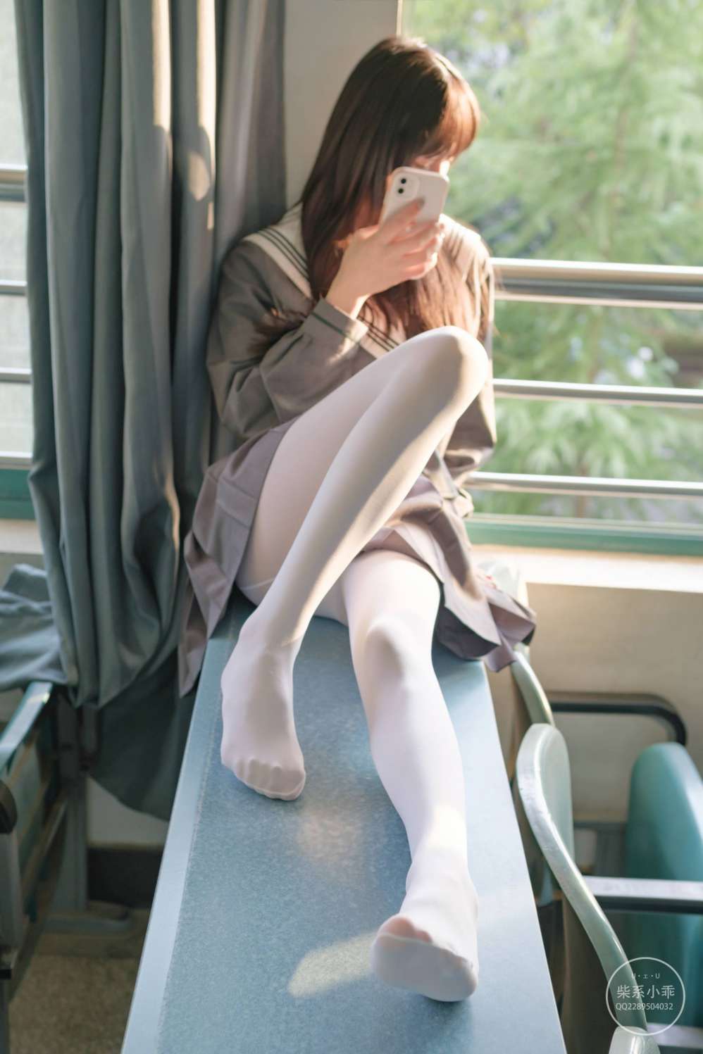 图片[6]-白丝清纯少女真的太可爱了【60P】20001-素云集