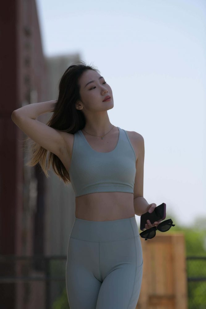 浅绿色瑜伽美女日常【743P】J6194-素云集