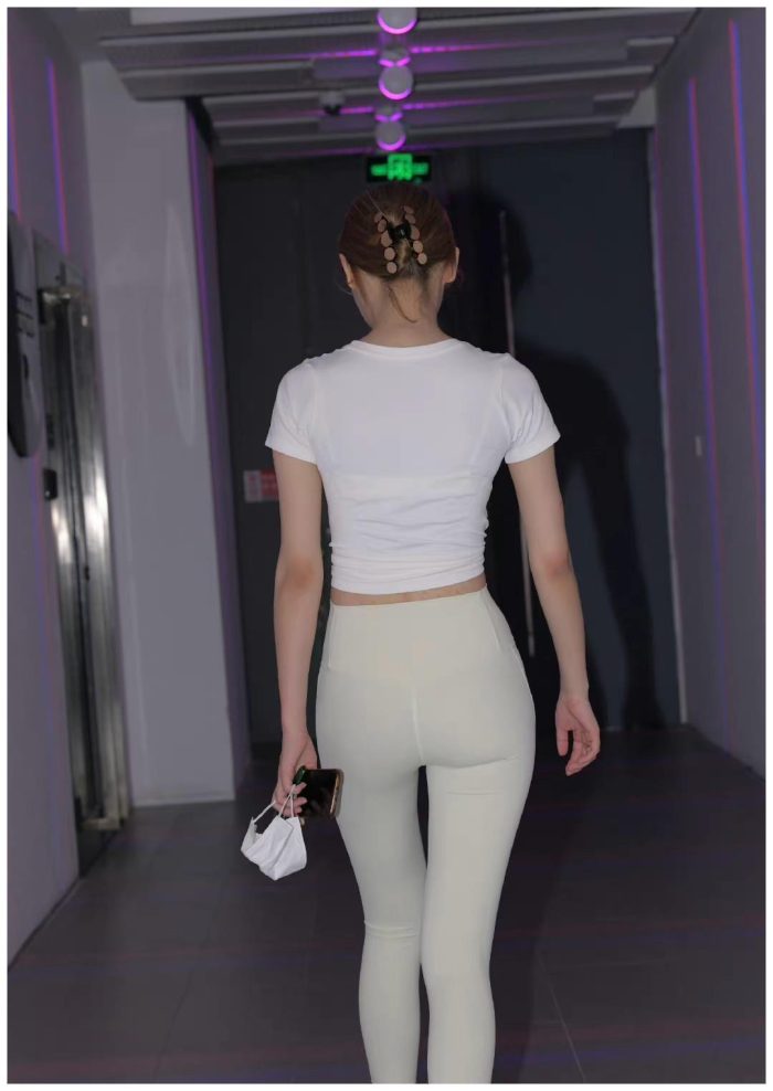 图片[2]-白色瑜伽裤女孩J2213 190P2V-14.6GB-素云集