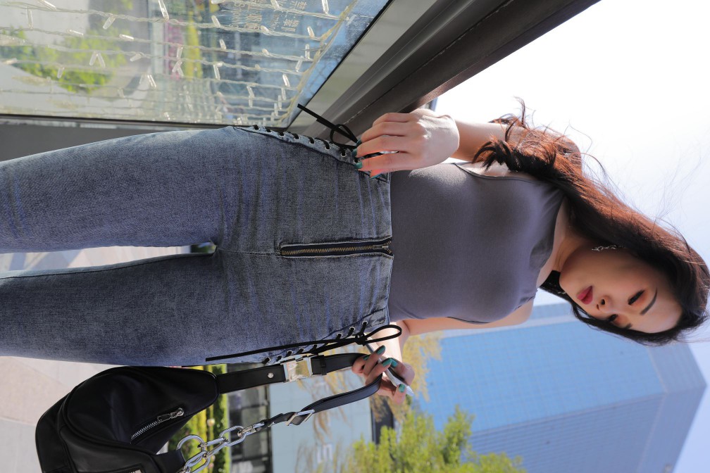 漂亮的紧身牛仔裤长发女孩【474P】00059-素云集