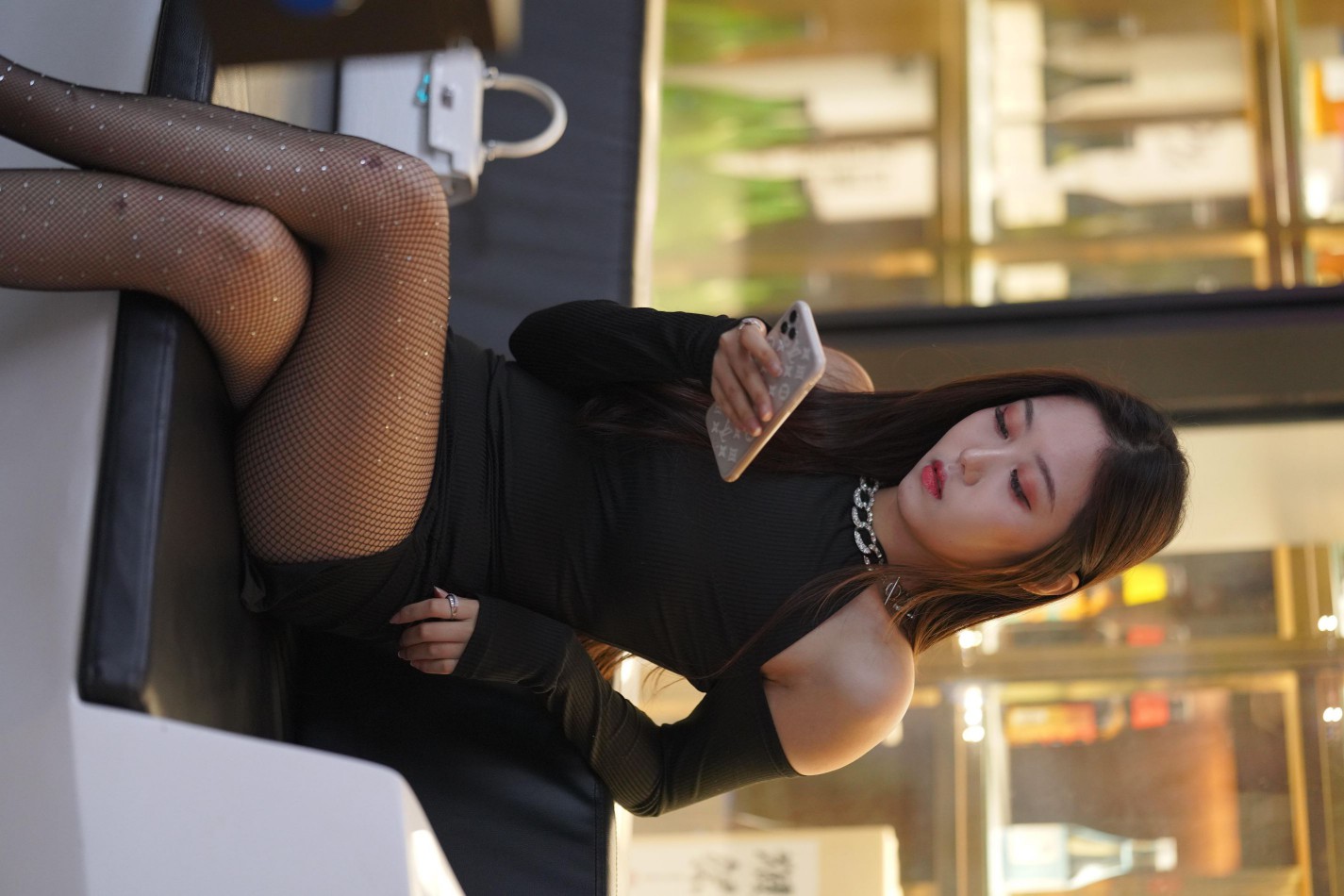 图片[5]-非常妩媚的网格丝袜女孩【186P】00037-素云集