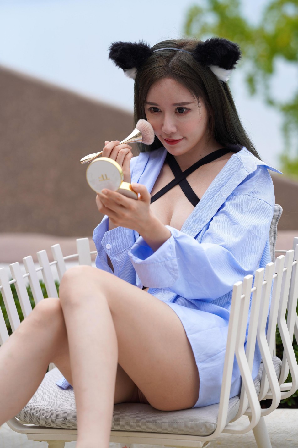 图片[5]-可爱的猫耳朵比基尼美少女【394P】00043-素云集