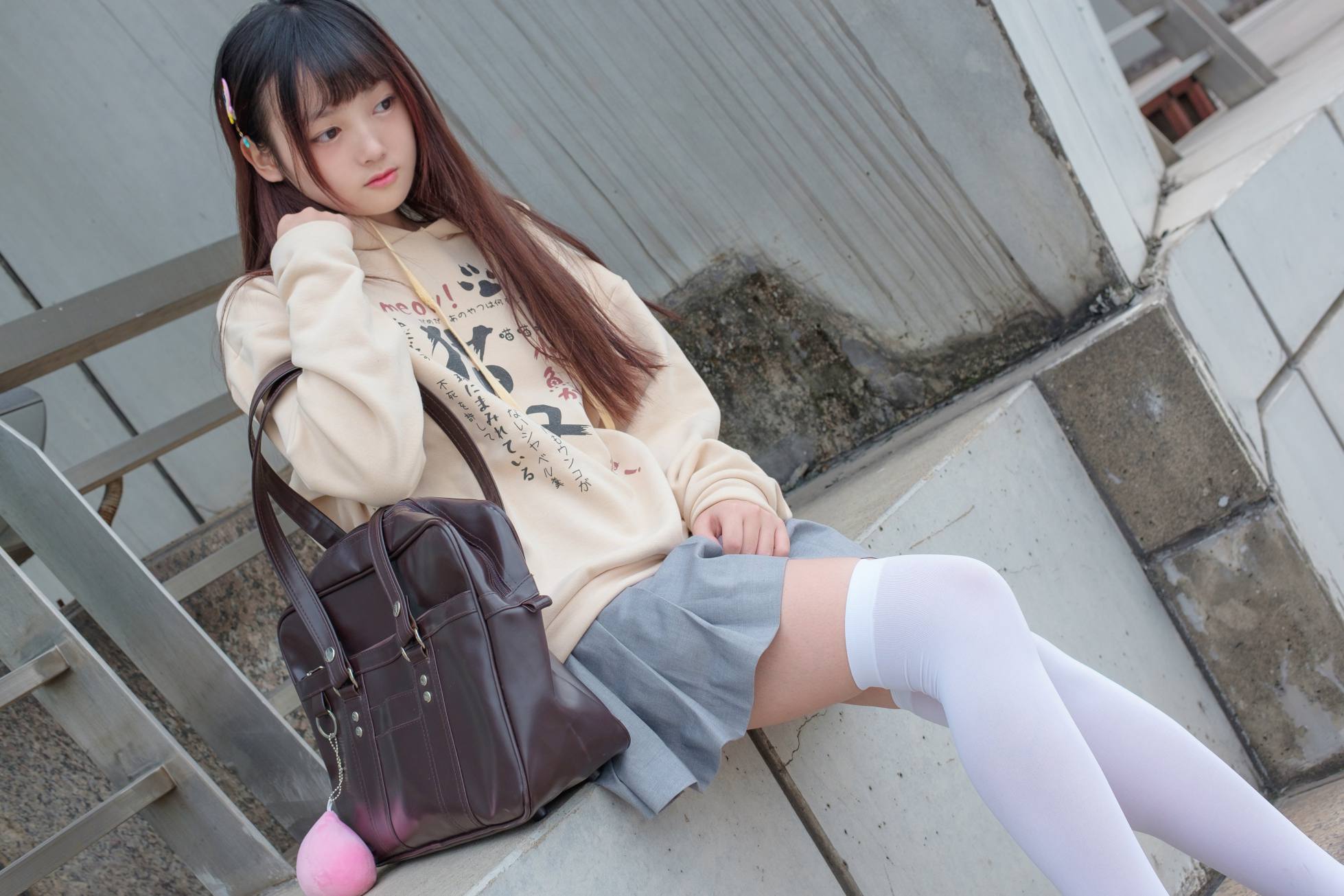 图片[3]-甜美的白丝女孩【131P】20007-素云集