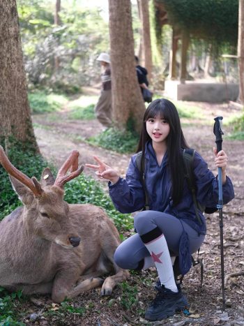 图片[5]-爱爬山的瑜伽裤MM，太甜美了！~-素云集