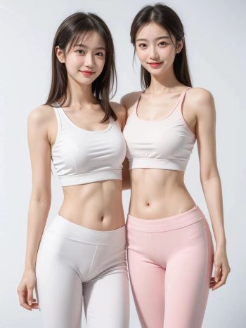 图片[18]-AI瑜伽裤清纯妹子系列图-素云集