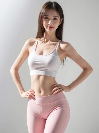 图片[17]-AI瑜伽裤清纯妹子系列图-素云集