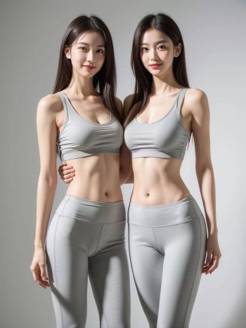 图片[9]-AI瑜伽裤清纯妹子系列图-素云集