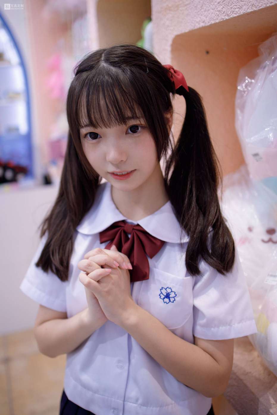 图片[4]-眼神好清澈的双马尾白丝女孩【75P】20019-素云集