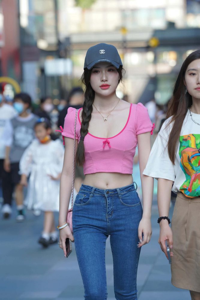 漂亮牛仔裤小姐姐【121P】J3127-素云集