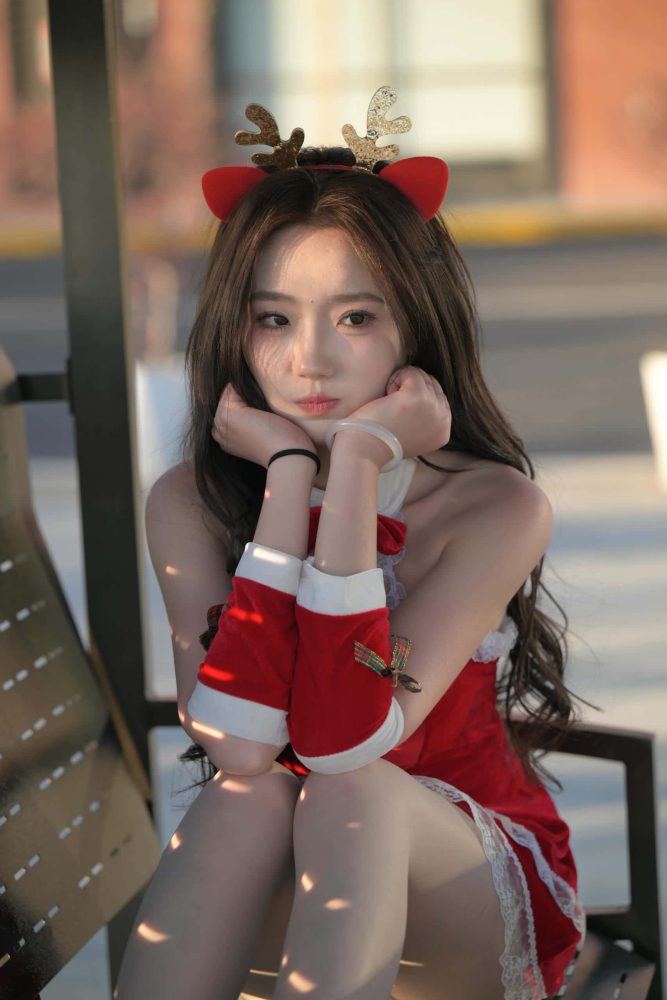 圣诞美眉【1096P】J8264-素云集